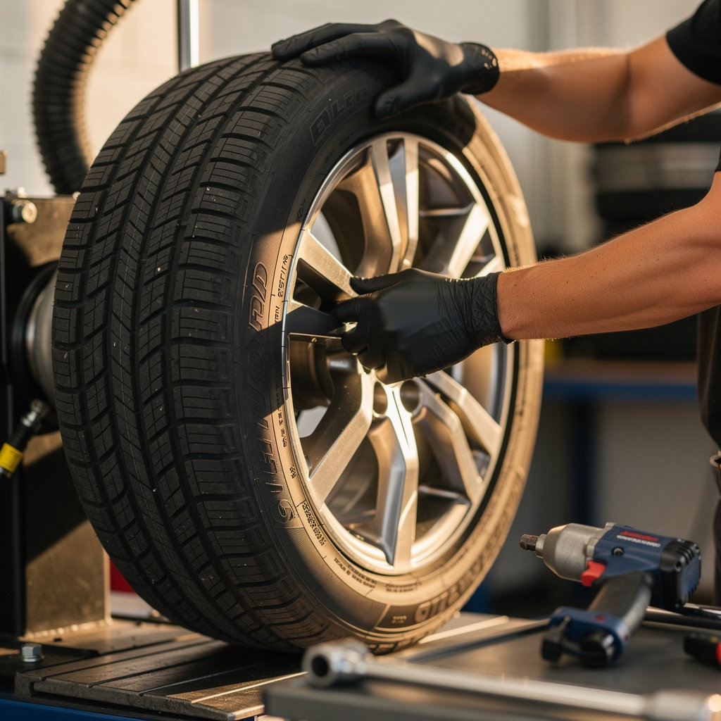 El Guero's Tire Shop professional automotive service team performing expert tire and alignment services in Phoenix